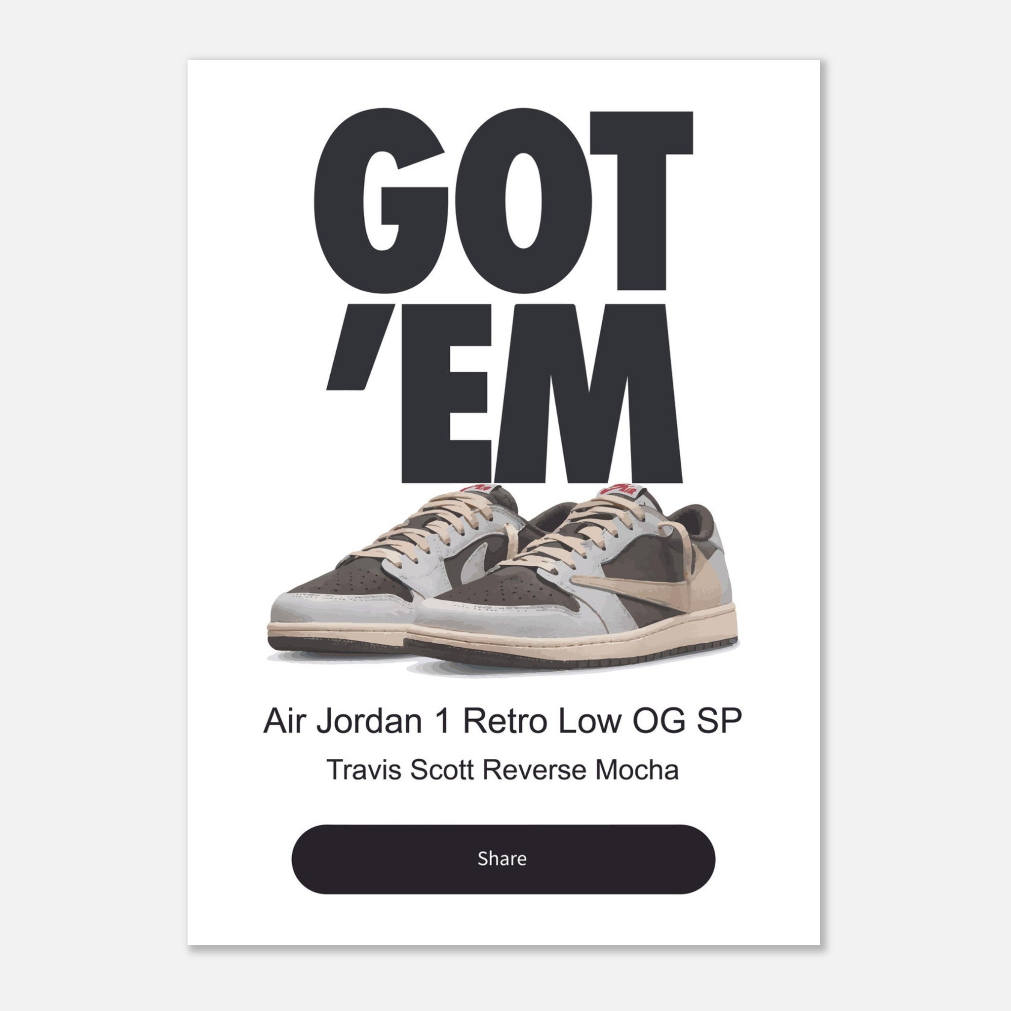 got em snkrs travis scott