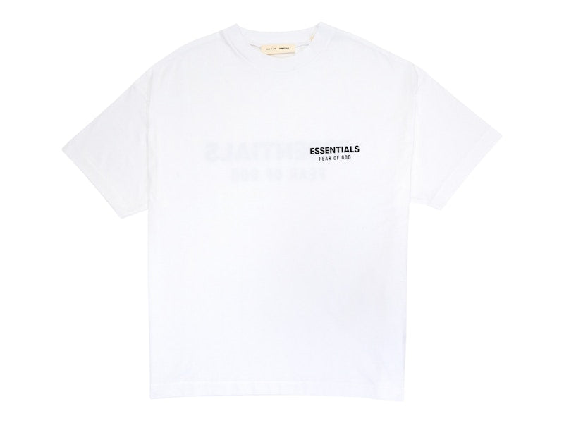 Essentials Fear of God Tee SS25 White – Bright White Classic Short Sleeve Tee