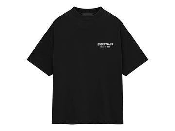Essentials Fear of God Tee FW24 Black – Jersey Crewneck T-Shirt Jet Black