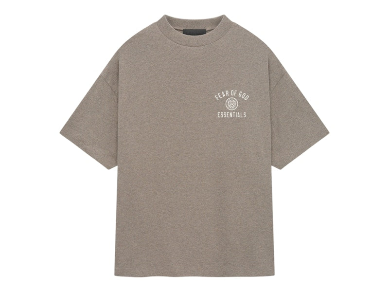 Essentials Fear of God Tee FW24 Heather Gray – Jersey Crewneck Tee