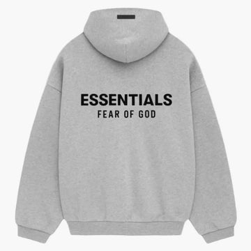 Fear Of God Essentials Hoodie FW24 Light Heather Gray